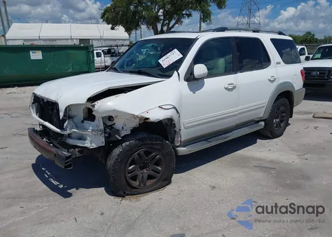 2004 Toyota Sequoia Sr5 V8 z USA, uszkodzony, nr VIN 5TDZT34A34S210050